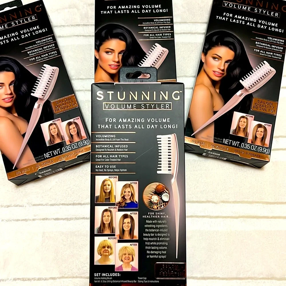 Stunning Volume Styler for amazing volume that lasts all day long